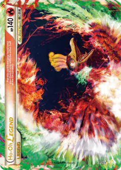 Ho-Oh LEGEND 111/123 LEGEND card from HeartGold & SoulSilver Base