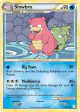 Slowbro 52/123 Uncommon card from HeartGold & SoulSilver Base