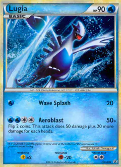 Lugia HGSS02 Promo card from HGSS Black Star Promos