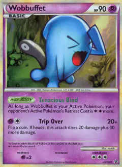 Wobbuffet HGSS04 Promo card from HGSS Black Star Promos