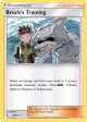 Brock's Training 55/68 Rare Holo card from Hidden Fates