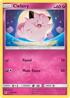 Clefairy 39/68 Common card from Hidden Fates