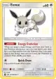 Eevee SV41/SV94 Rare Shiny card from Hidden Fates