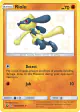 Riolu SV21/SV94 Rare Shiny card from Hidden Fates