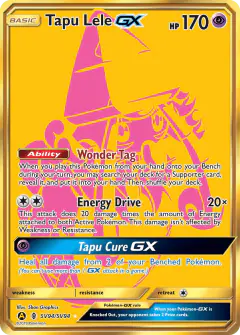 Tapu Lele-GX SV94/SV94 Rare Secret card from Hidden Fates