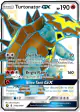 Turtonator-GX SV52/SV94 Rare Shiny GX card from Hidden Fates