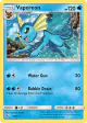 Vaporeon 18/68 Rare Holo card from Hidden Fates