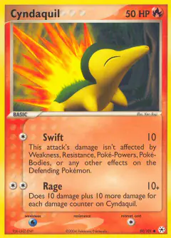Cyndaquil 59/101 Common card from Hidden Legends
