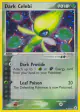 Dark Celebi 4/101 Rare Holo card from Hidden Legends