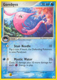Gorebyss 18/101 Rare card from Hidden Legends