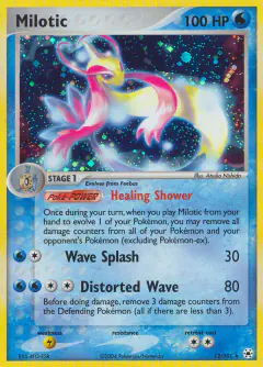 Milotic 12/101 Rare Holo card from Hidden Legends