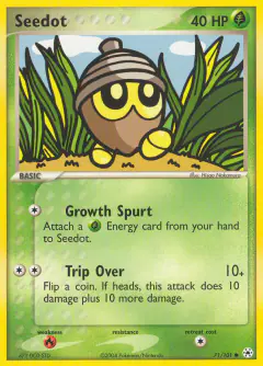 Seedot 71/101 Common card from Hidden Legends