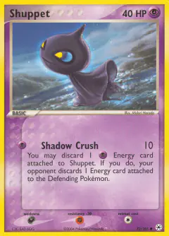 Shuppet 72/101 Common card from Hidden Legends