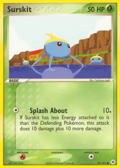 Surskit 76/101 Common card from Hidden Legends