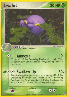 Swalot 50/101 Uncommon card from Hidden Legends