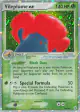 Vileplume ex 100/101 Rare Holo EX card from Hidden Legends