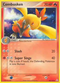 Combusken 39/110 Uncommon card from Holon Phantoms