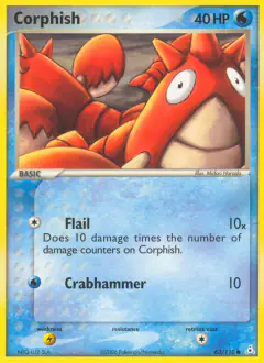 Corphish 63/110 Common card from Holon Phantoms