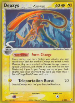 Deoxys δ 6/110 Rare Holo card from Holon Phantoms