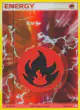 Fire Energy 106/110 Rare Holo card from Holon Phantoms