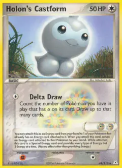 Holon's Castform 44/110 Uncommon card from Holon Phantoms