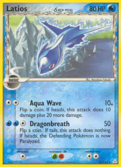 Latios δ 22/110 Rare card from Holon Phantoms