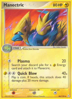 Manectric 46/110 Uncommon card from Holon Phantoms