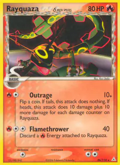 Rayquaza δ 26/110 Rare card from Holon Phantoms