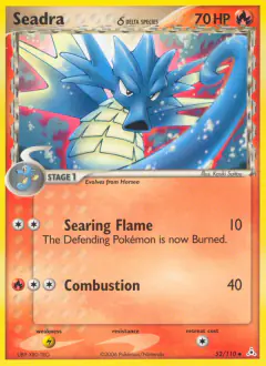 Seadra δ 52/110 Uncommon card from Holon Phantoms