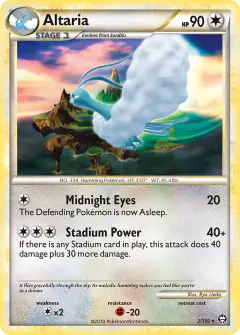 Altaria 2/102 Rare Holo card from HS—Triumphant