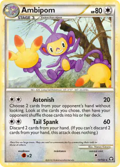 Ambipom 13/102 Rare card from HS—Triumphant
