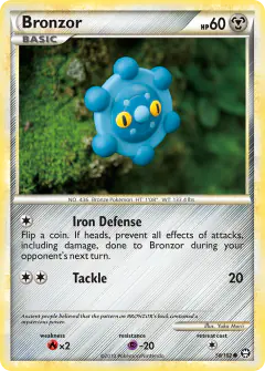 Bronzor 58/102 Common card from HS—Triumphant