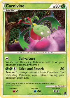 Carnivine 16/102 Rare card from HS—Triumphant