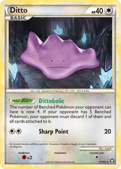 Ditto 17/102 Rare card from HS—Triumphant