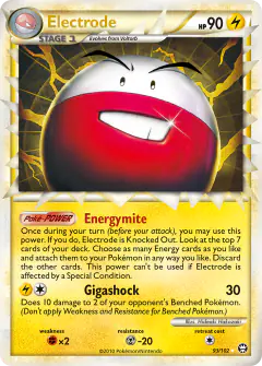 Electrode 93/102 Rare Prime card from HS—Triumphant