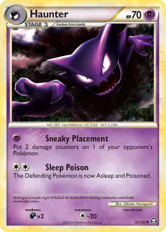 Haunter 35/102 Uncommon card from HS—Triumphant
