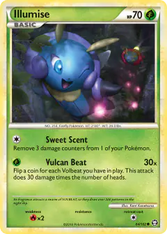 Illumise 64/102 Common card from HS—Triumphant