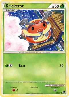 Kricketot 65/102 Common card from HS—Triumphant
