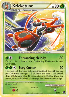 Kricketune 24/102 Rare card from HS—Triumphant