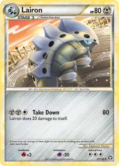 Lairon 37/102 Uncommon card from HS—Triumphant