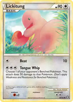 Lickitung 66/102 Common card from HS—Triumphant