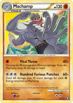 Machamp 26/102 Rare card from HS—Triumphant