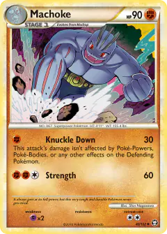 Machoke 40/102 Uncommon card from HS—Triumphant