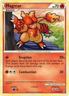 Magmar 42/102 Uncommon card from HS—Triumphant