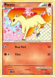 Ponyta 72/102 Common card from HS—Triumphant