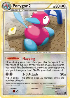 Porygon2 49/102 Uncommon card from HS—Triumphant