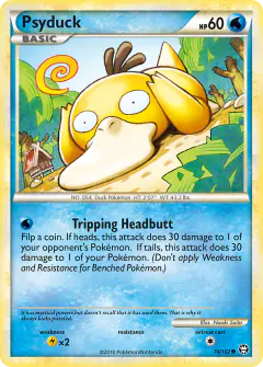 Psyduck 74/102 Common card from HS—Triumphant