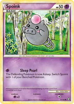 Spoink 77/102 Common card from HS—Triumphant