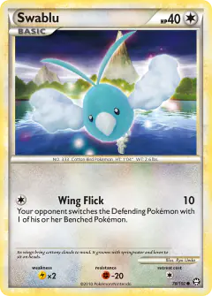Swablu 78/102 Common card from HS—Triumphant