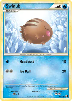 Swinub 79/102 Common card from HS—Triumphant